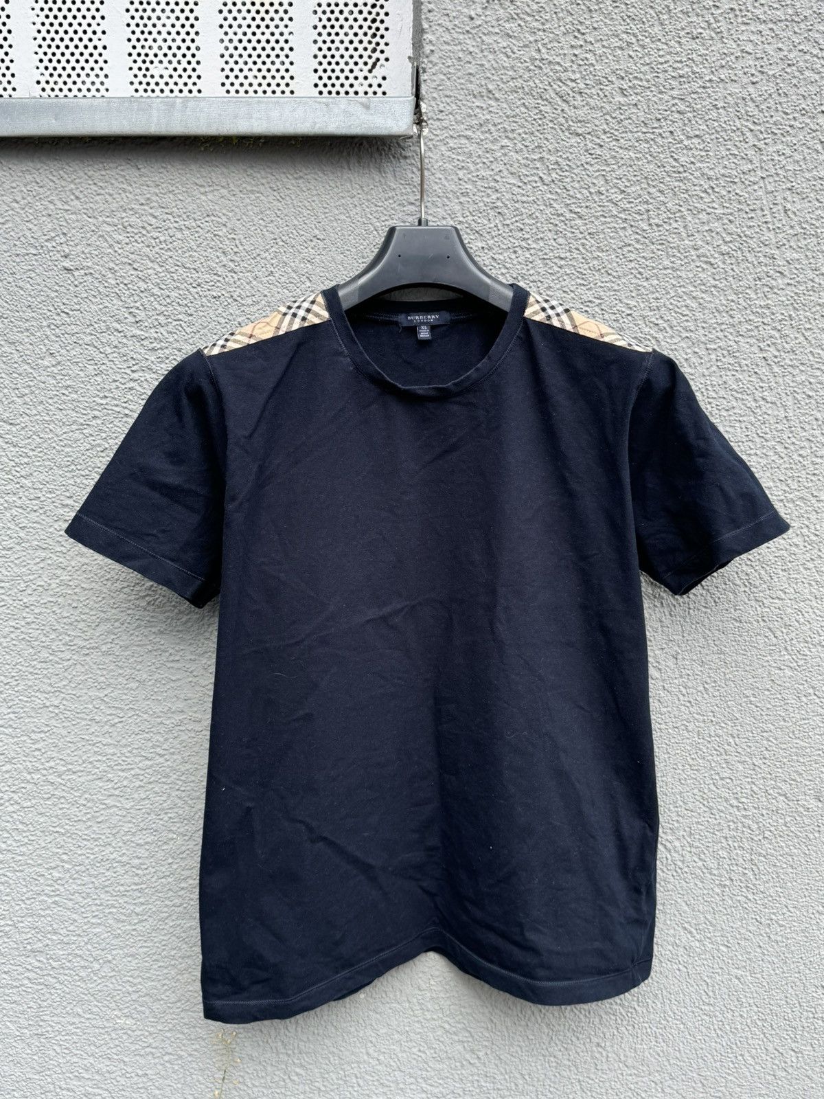 Burberry Burberry London T-shirt Check Navy Size US L / EU 52-54 / 3 - 1 Thumbnail