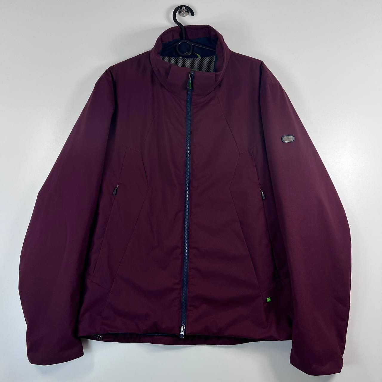 Hugo Boss Hugo Boss Green Collection Jacket Burgundy Windbreaker Sz L Size US L / EU 52-54 / 3 - 1 Thumbnail
