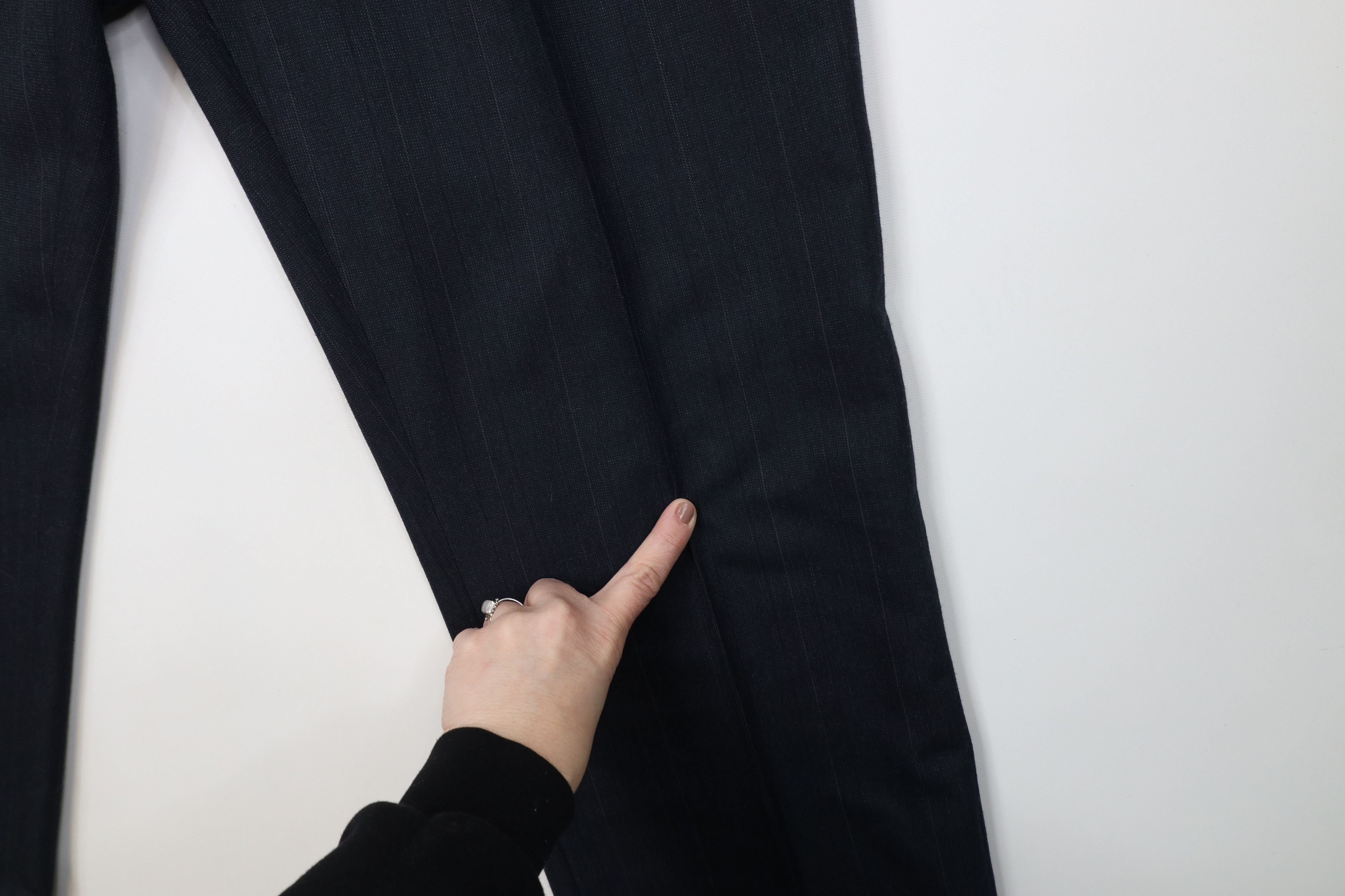 Vintage Vintage 70s Streetwear Pinstriped Wide Leg Chino Pants Size US 38 / EU 54 - 6 Thumbnail