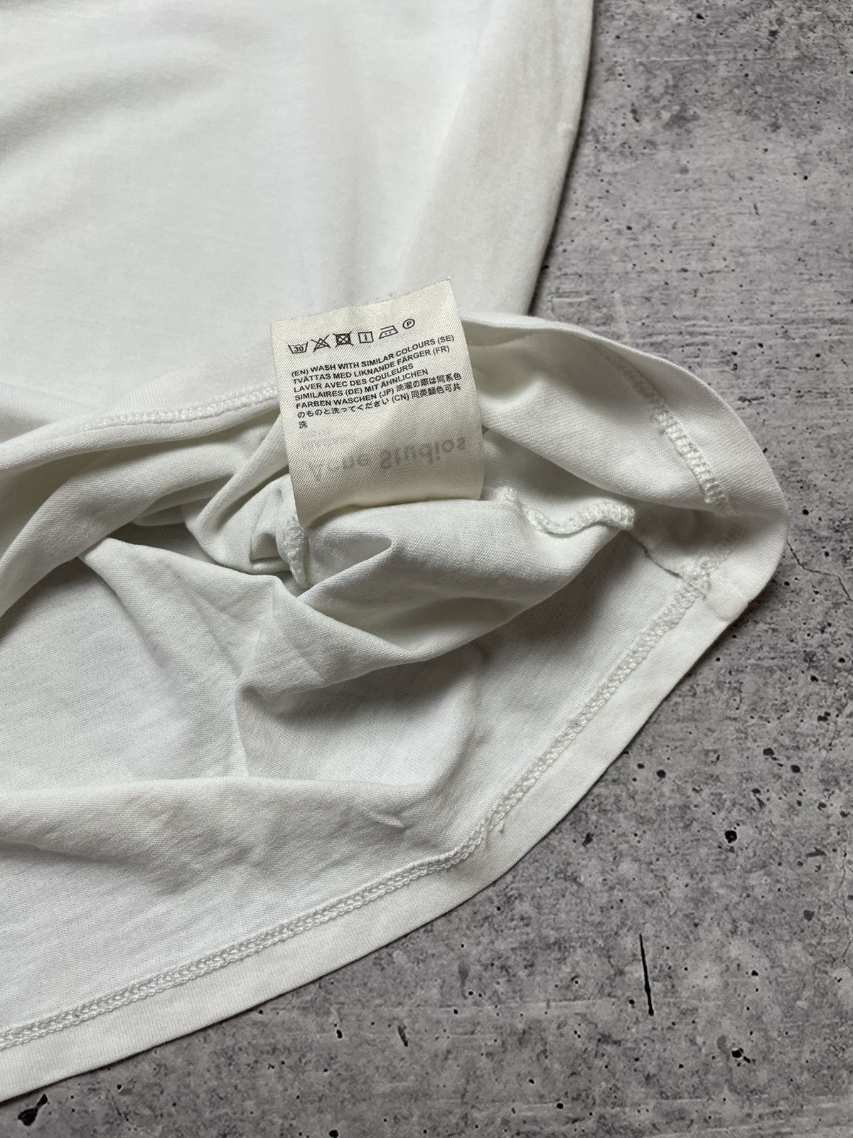 Acne Studios Acne Studios White Oversized T-Shirt Minimalist Luxury Tee Size US M / EU 48-50 / 2 - 9 Thumbnail
