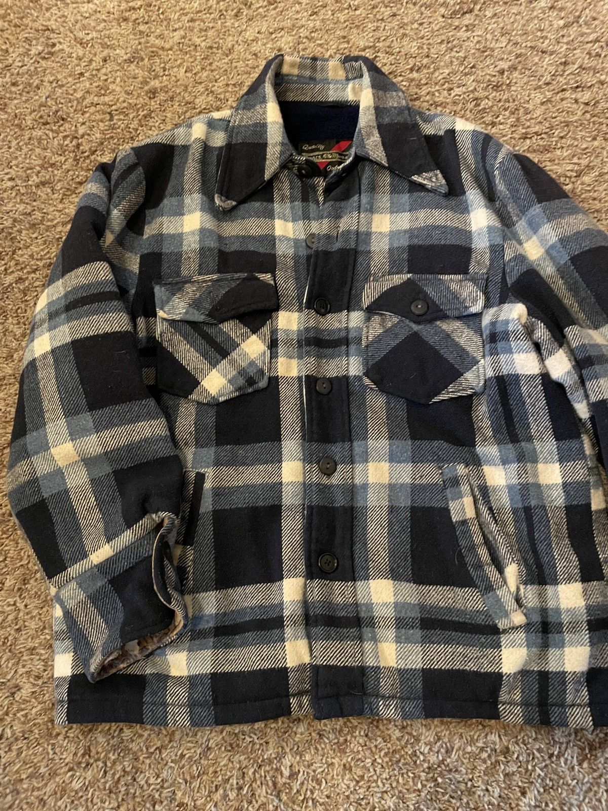 Vintage Thick Flannel offers Jacket