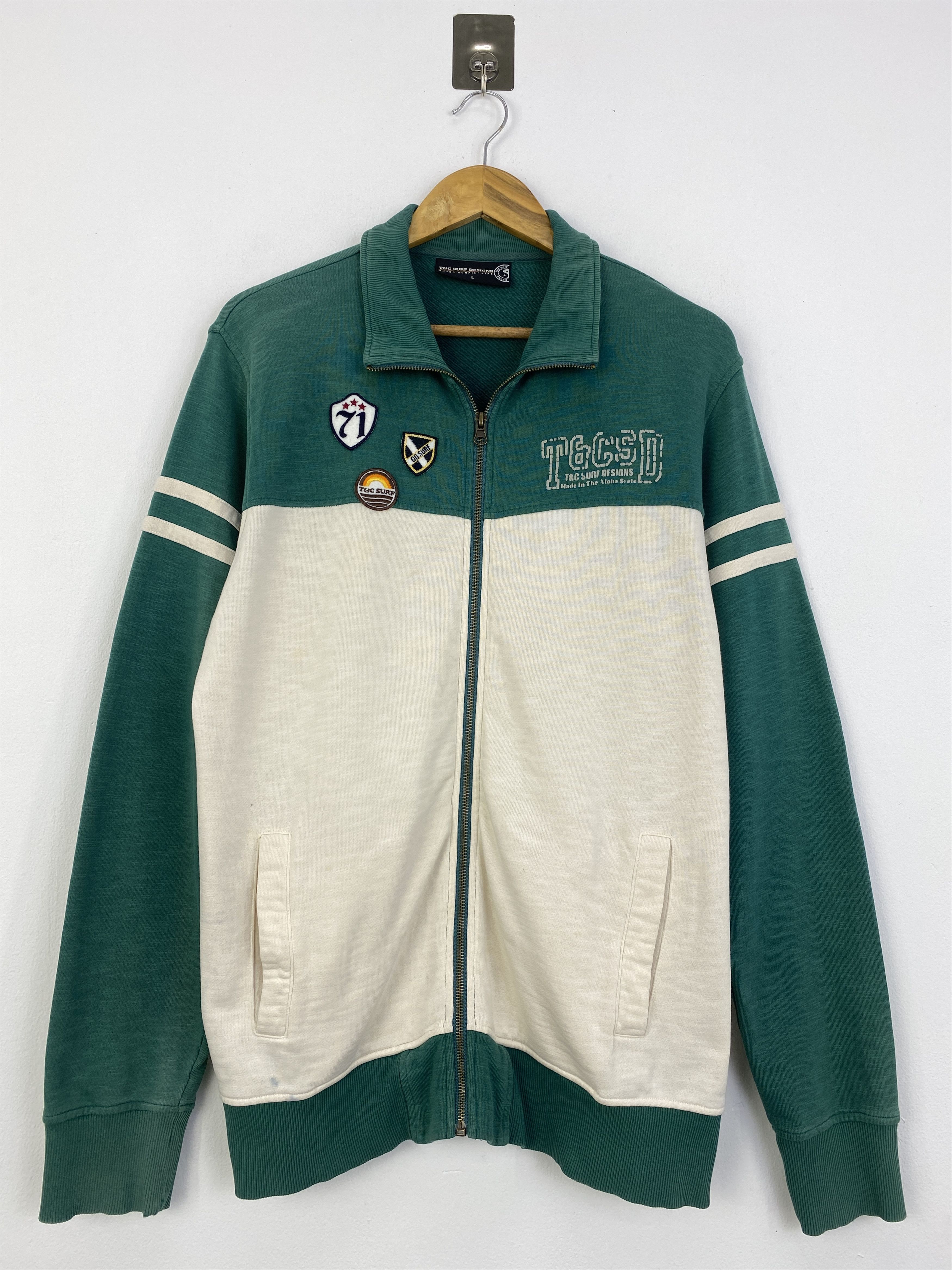 Vintage T&C Surf Designer Zipper Sweater SH0046