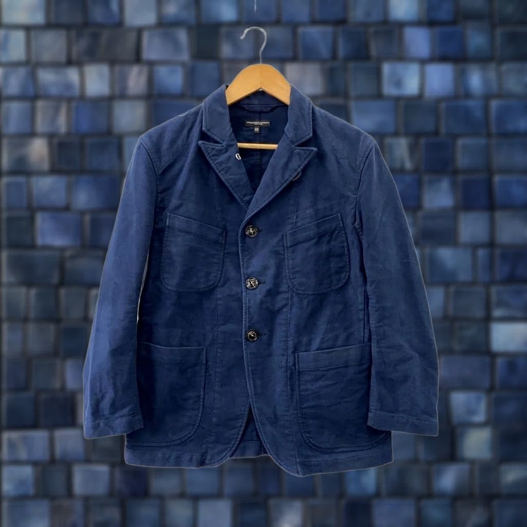 Engineered Garments Engineered Garments Bedford Jacket Men's Size XS Navy Moleskin Cotton USED Size US XS / EU 42 / 0 - 1 Thumbnail