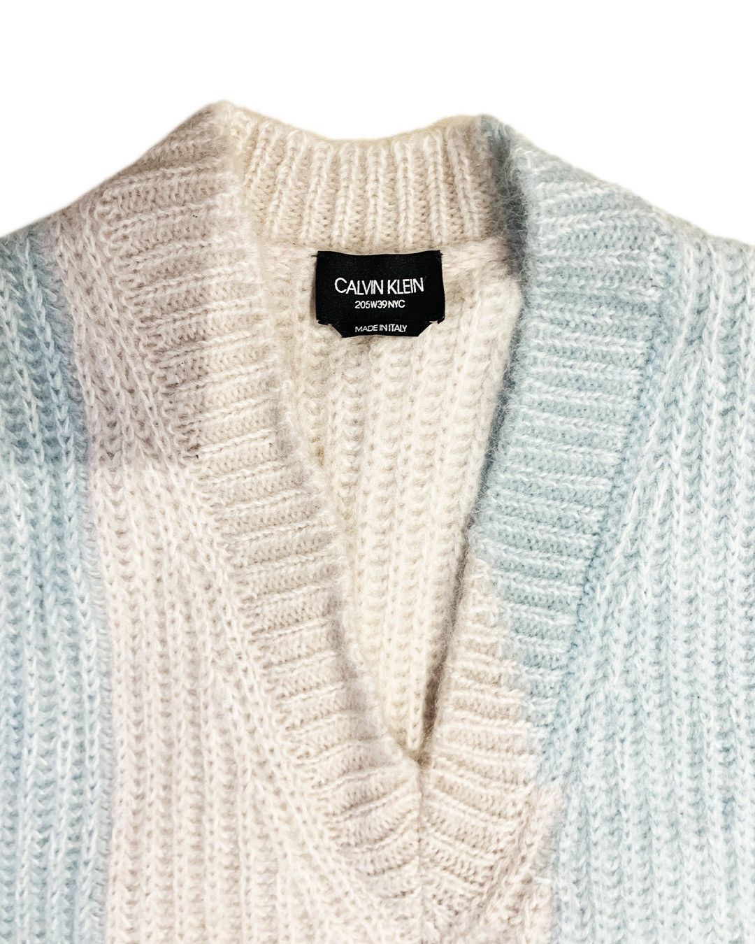 Calvin Klein 205W39NYC × Raf Simons Calvin Klein 205w39nyc knit vest in light pink and blue Size US L / EU 52-54 / 3 - 2 Thumbnail