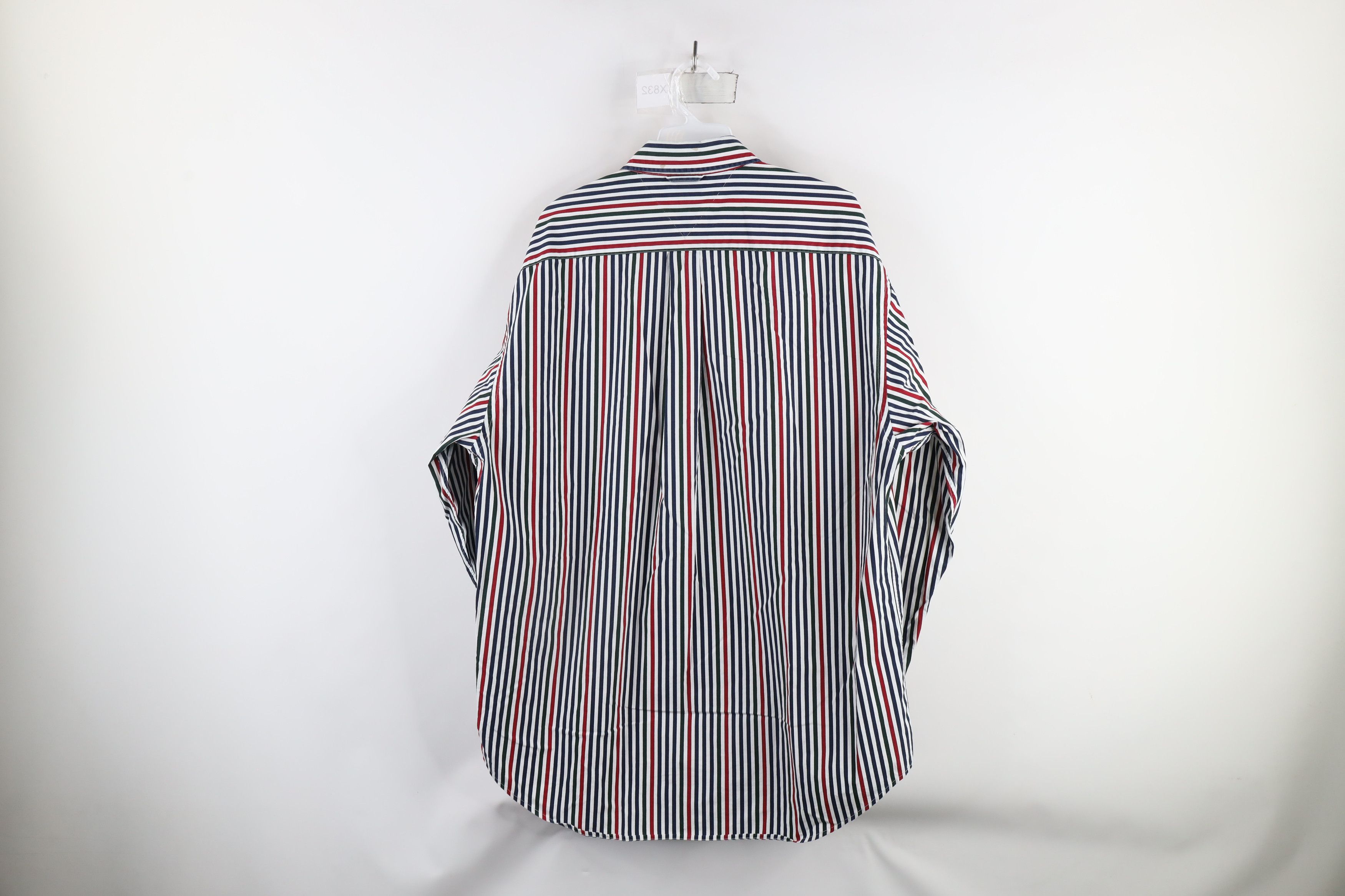 Tommy Hilfiger × Vintage Vintage 90s Tommy Hilfiger Collared Button Down Shirt Size US L / EU 52-54 / 3 - 10 Thumbnail