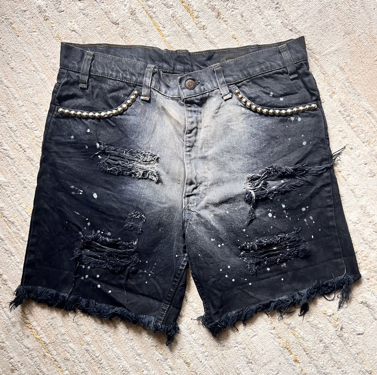 If Six Was Nine × Japanese Brand × Levi's Made & Crafted Z. Vargas Vintage Levis Custom Rework Short Size US 34 / EU 50 - 1 Thumbnail