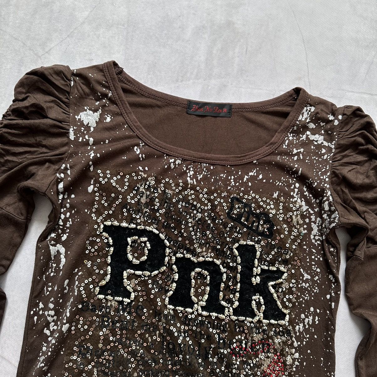 Hysteric Glamour × If Six Was Nine × Japanese Brand Y2K Punk Hysteric Glamour Style Rhinestones Long Sleeve Size M / US 6-8 / IT 42-44 - 6 Thumbnail