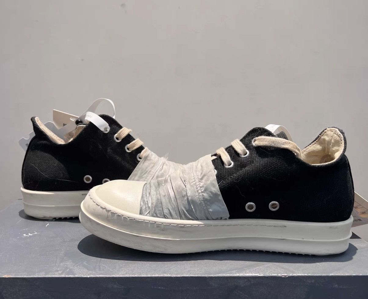 Rick Owens Rick Owens Low-Top Silk Strap Converse-Inspired Sneakers Size US 5.5 / EU 38 - 4 Thumbnail