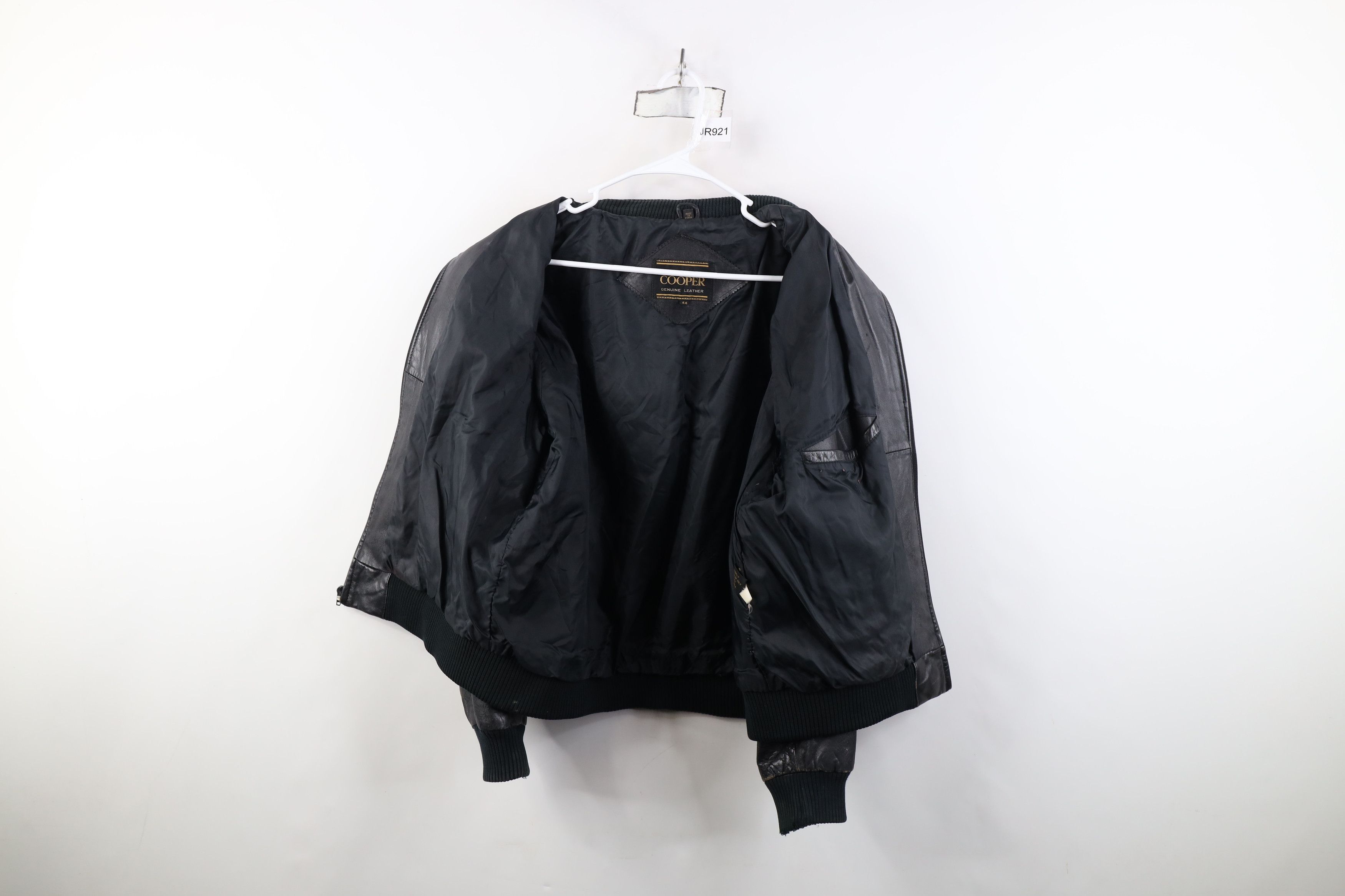 Vintage Vintage 80s 90s Cooper Cafe Racer Bomber Jacket Black Size US XXL / EU 58 / 5 - 10 Thumbnail