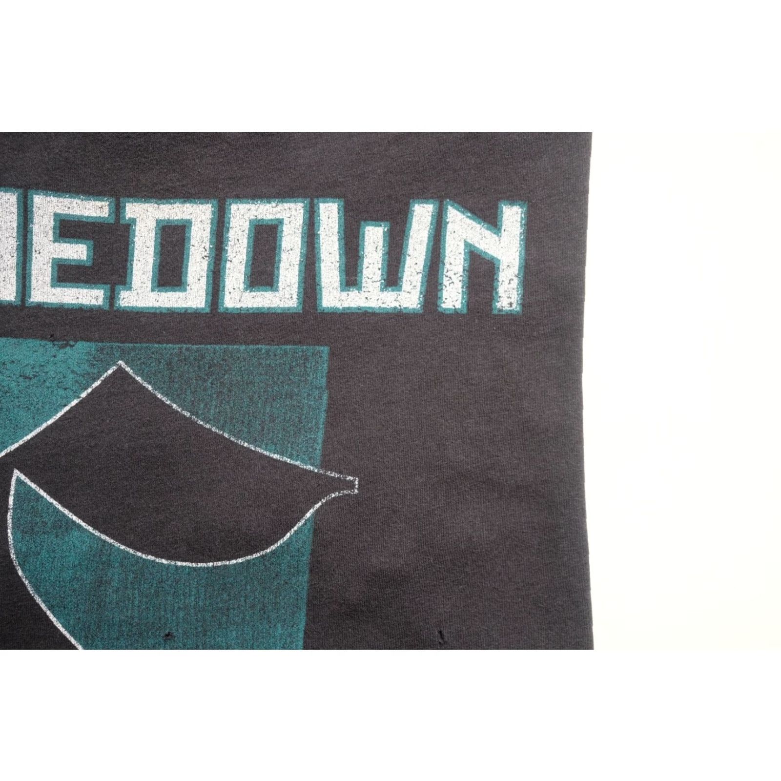 Tultex SHINEDOWN T SHIRT BLACK GRAPHIC Y2K ROCK TOUR VTG FOUR LETTER WORD SZ L Mens Graphic Print Shirt Size US L / EU 52-54 / 3 - 4 Thumbnail