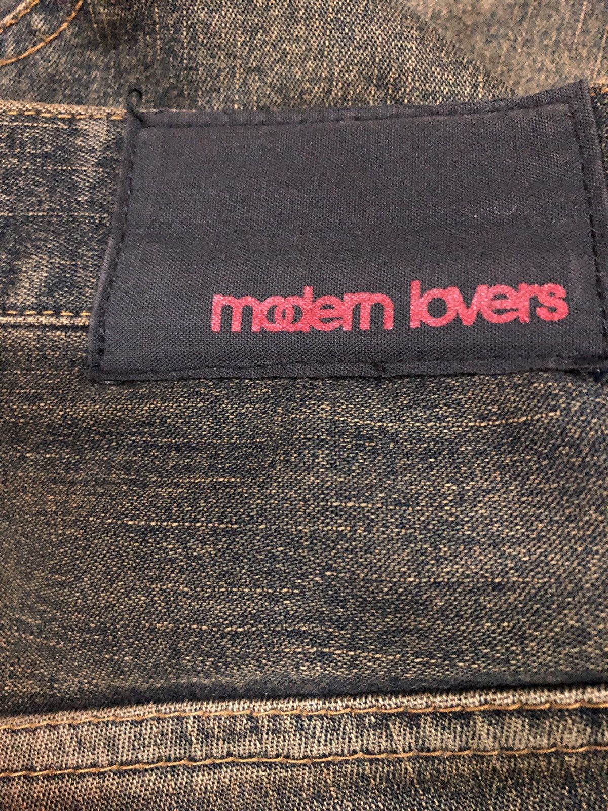 If Six Was Nine × Japanese Brand × Le Grande Bleu (L.G.B.) Modern Lovers Patchwork Boot Cut Denim Pants Size US 32 / EU 48 - 3 Thumbnail