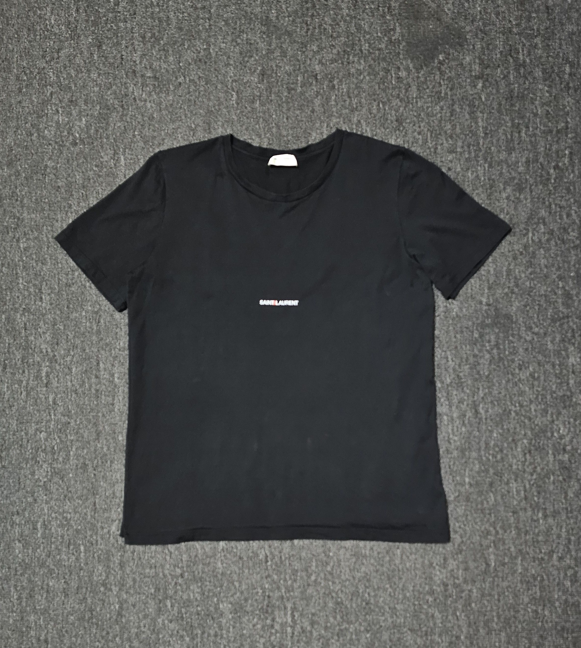 Saint Laurent Paris Saint Laurent Unisex Black T-Shirt Size M Like S-M Size US M / EU 48-50 / 2 - 1 Thumbnail