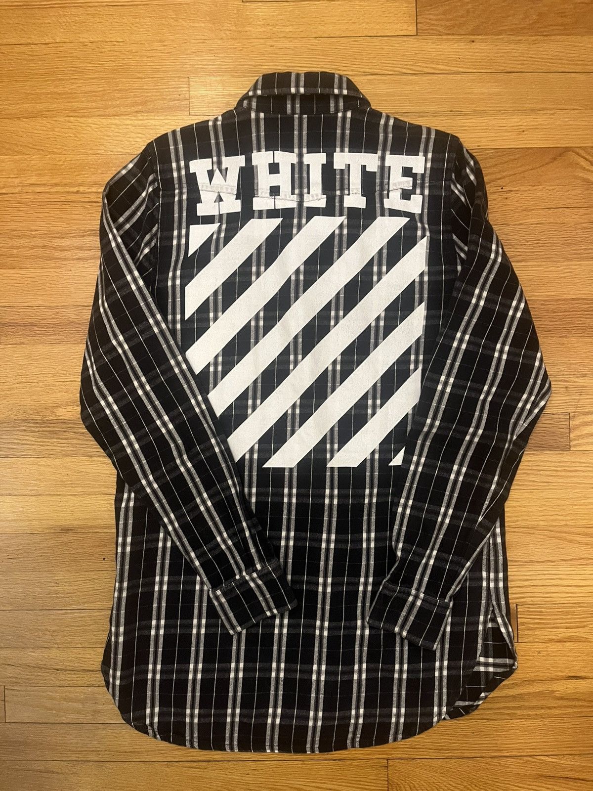 Off-White Off-White Flannel Shirt Early Virgil Era Size US S / EU 44-46 / 1 - 1 Thumbnail