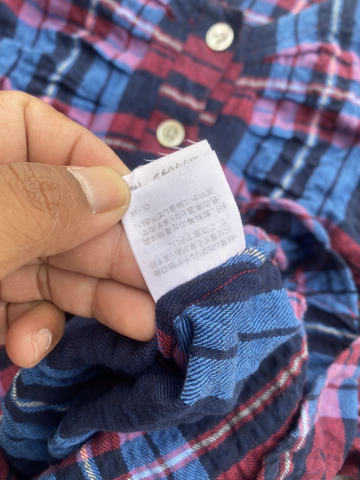 Issey Miyake Rare Tsumori Chisato x Issey Miyake Checkered Blouse Shirt Size M / US 6-8 / IT 42-44 - 11 Thumbnail