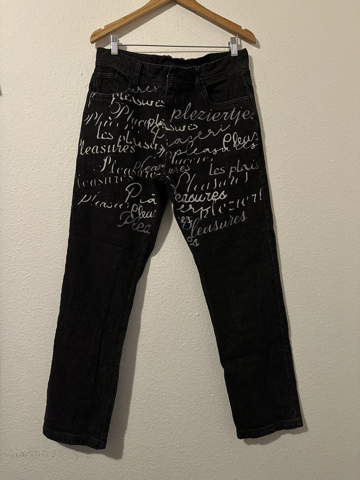 Pleasures Pleasures Script Jeans Size US 32 / EU 48 - 1 Thumbnail