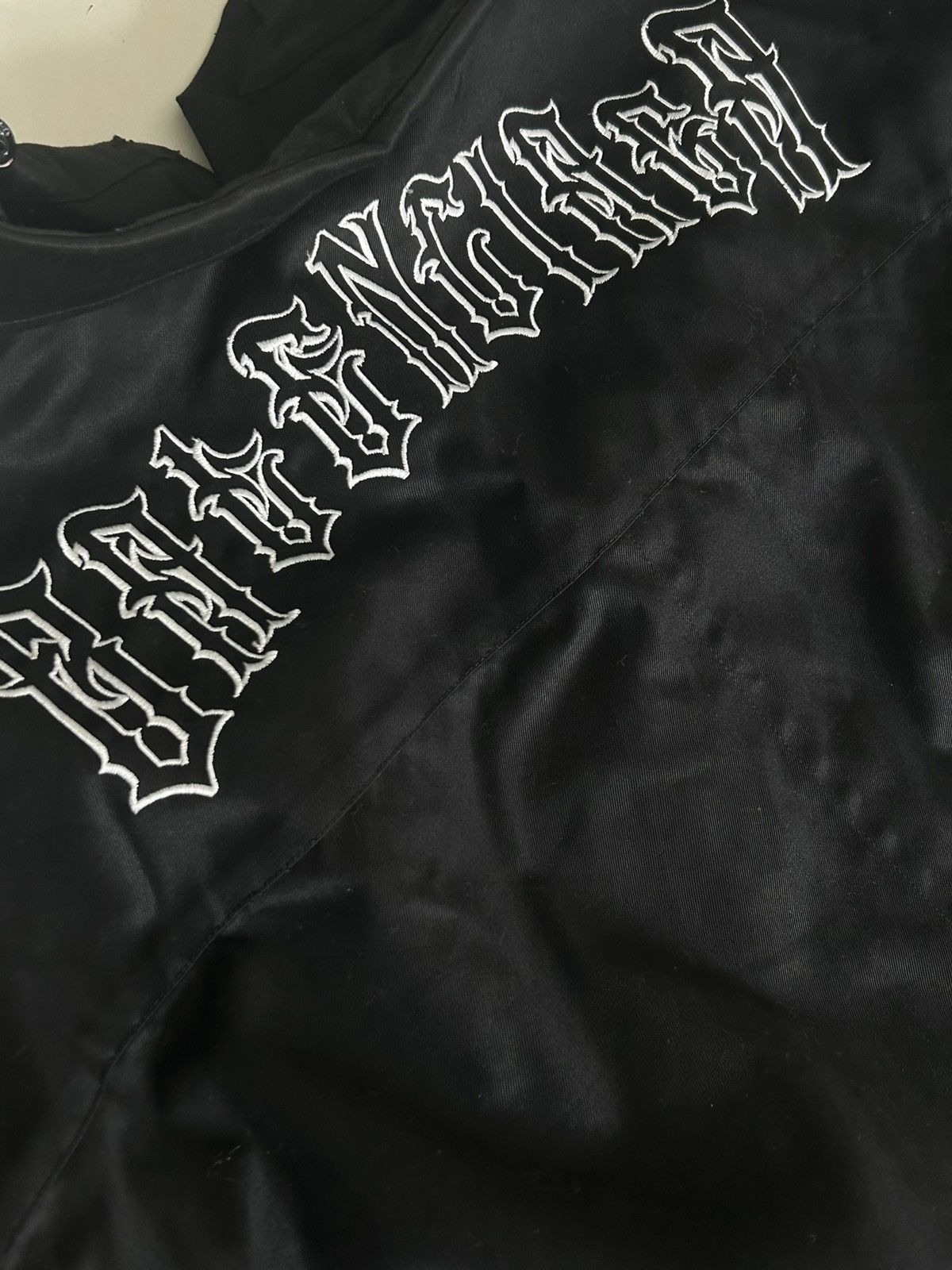 Balenciaga FW18 Heavy Metal Embroidered Oversized Camp Shirt Size US L / EU 52-54 / 3 - 5 Thumbnail