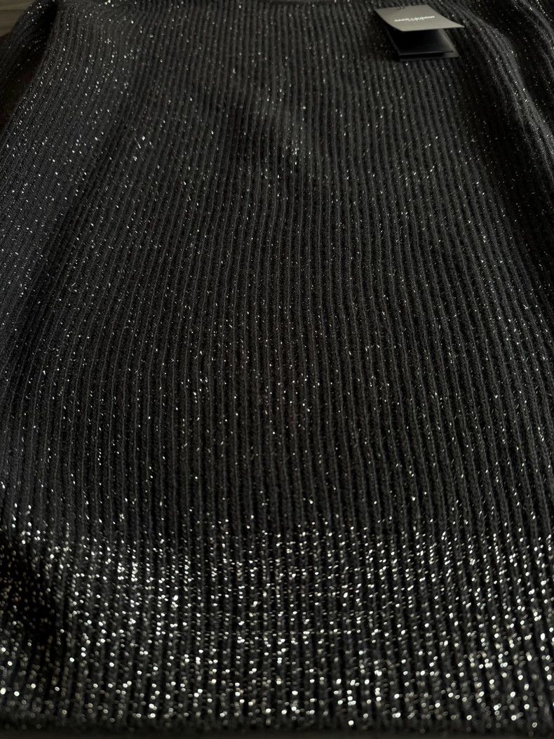Saint Laurent Paris saint laurent parisSilver wool cashmere sweater 2503-Nextar Size US L / EU 52-54 / 3 - 2 Thumbnail