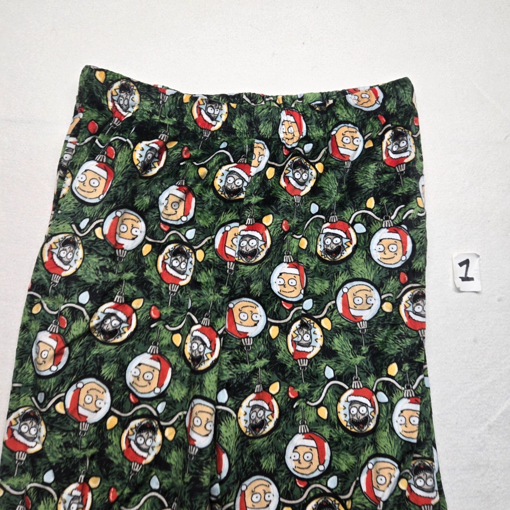 Vintage Rick & Morty Adult Unisex Sleep Pants Black Pockets Size Small Size US 29 - 2 Thumbnail