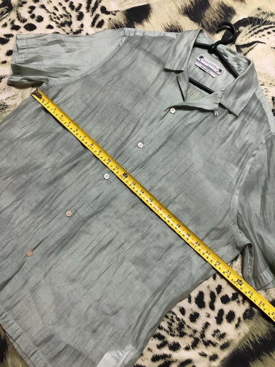 Allsaints Vintage Y2K Hawaiian shirt with short sleeves streetwear Size US L / EU 52-54 / 3 - 14 Thumbnail