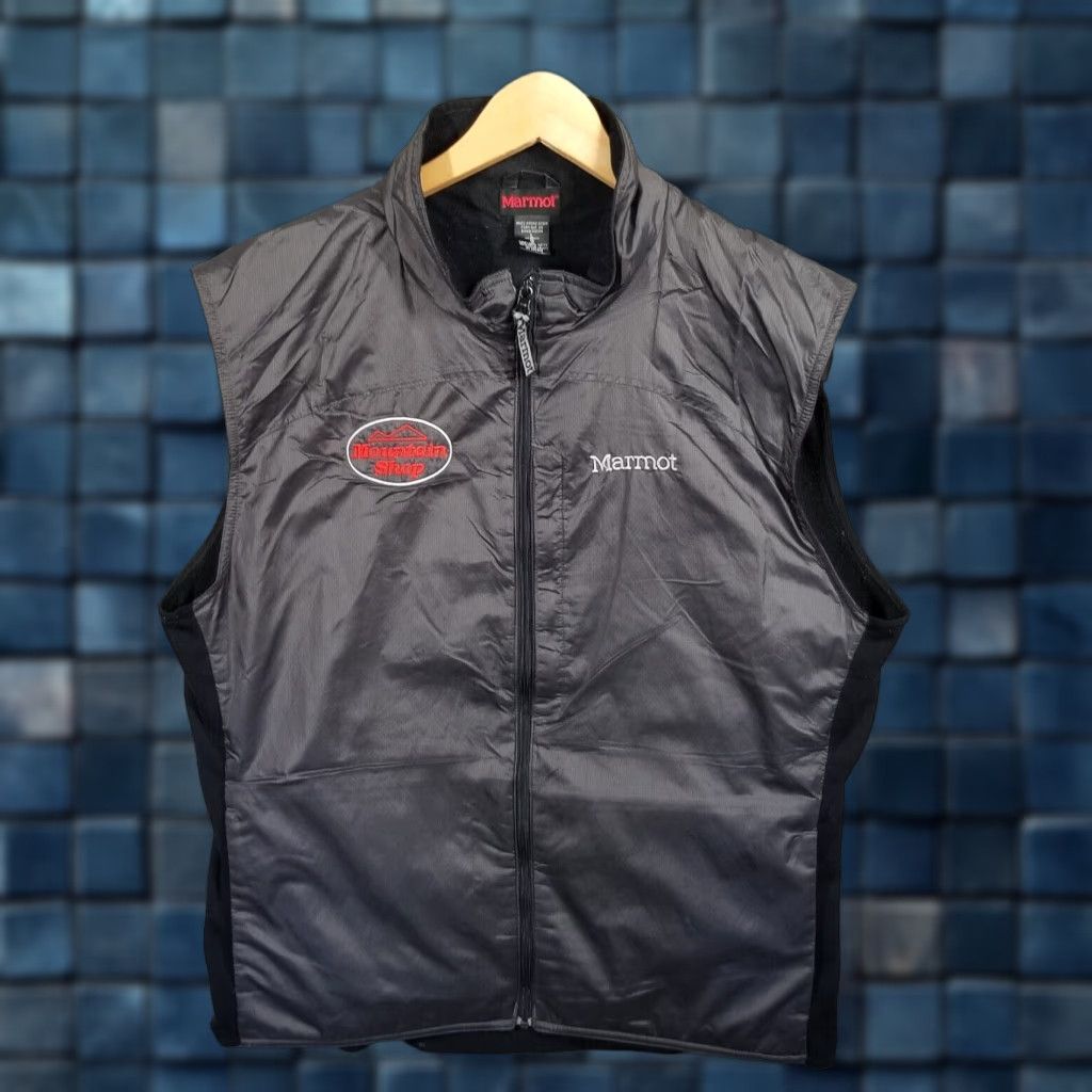 Marmot Marmot Vest Womens Large Black Windbreaker Vest Outdoor Ski Size L / US 10 / IT 46 - 1 Thumbnail