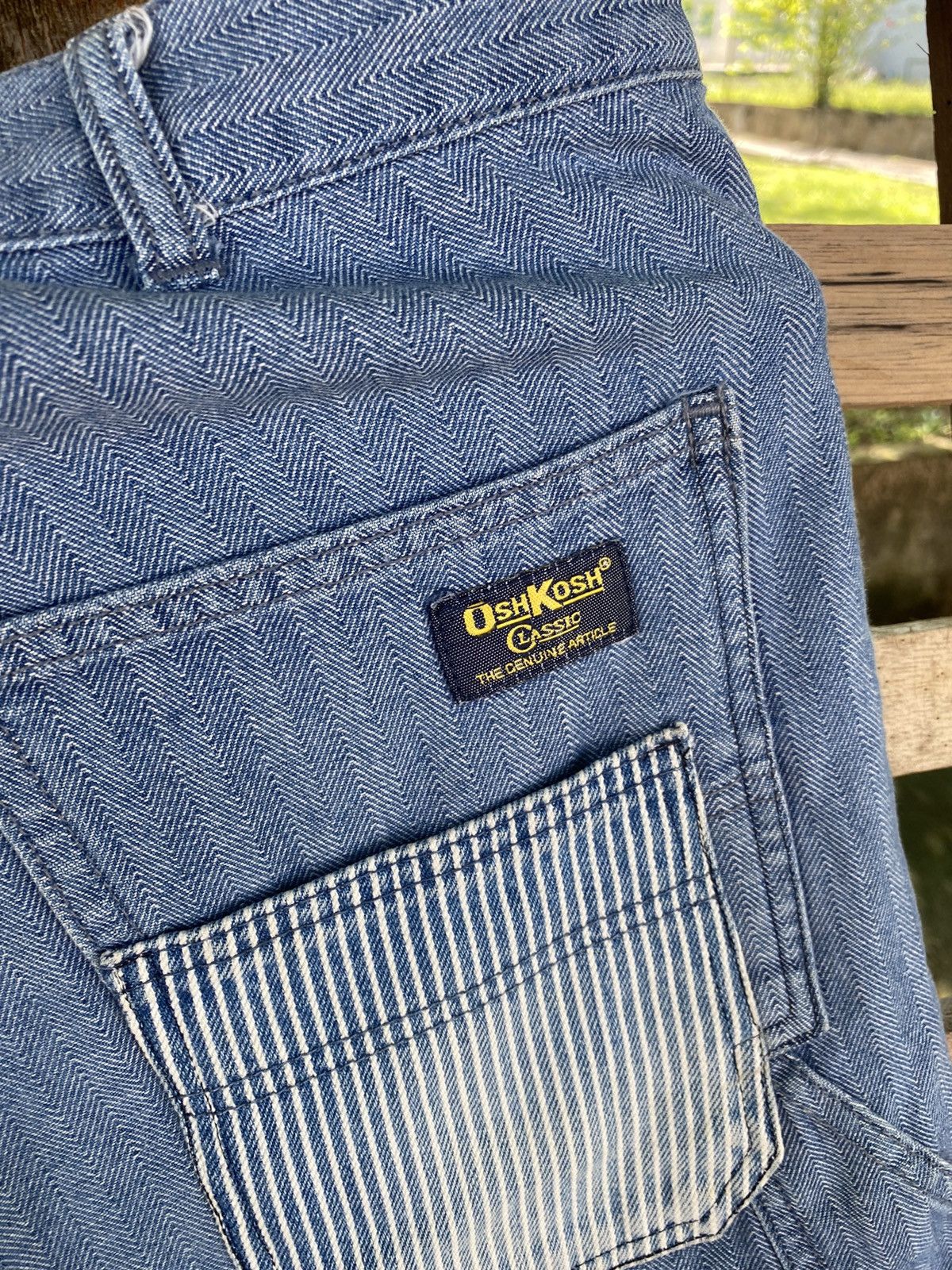 Japanese Brand Vintage Patchwork Oshkosh Carpenter Reworked Pants Size US 33 - 13 Thumbnail