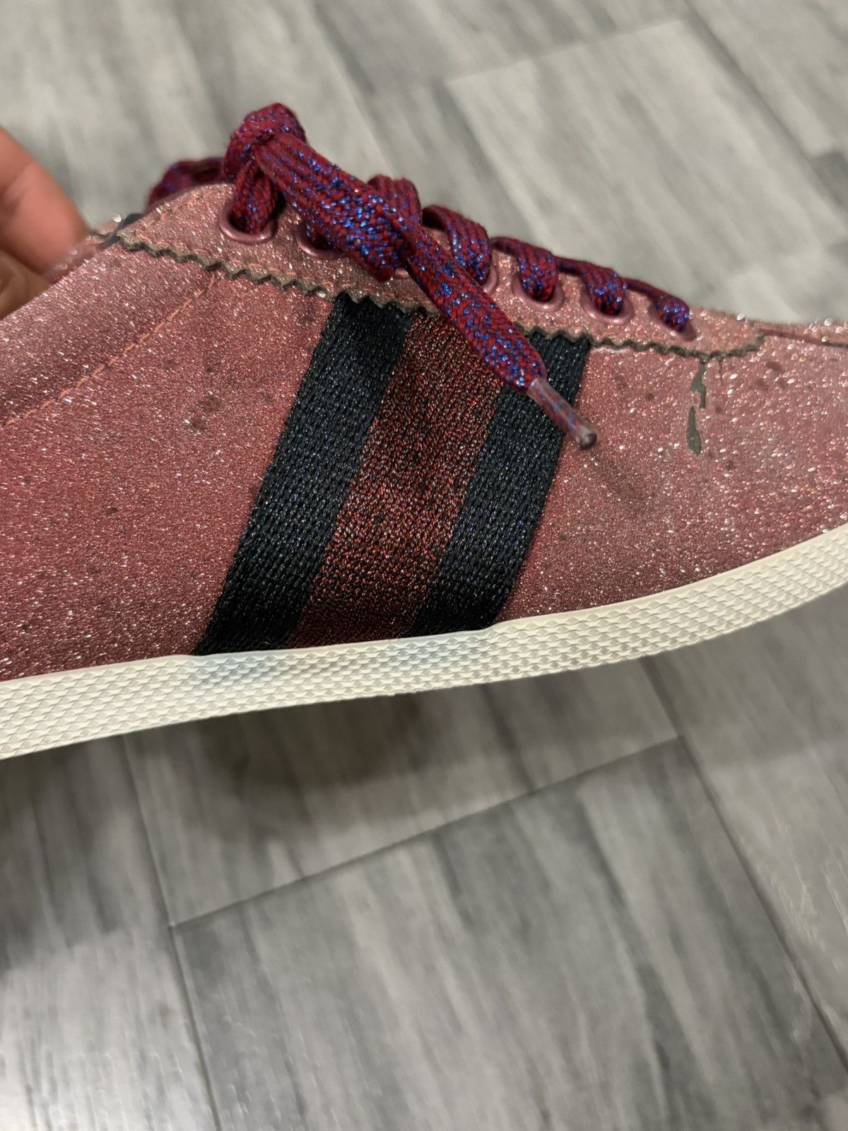 Gucci Gucci Bambi Pink Glitter Low-Top Sneakers Size US 6 / IT 36 - 8 Thumbnail