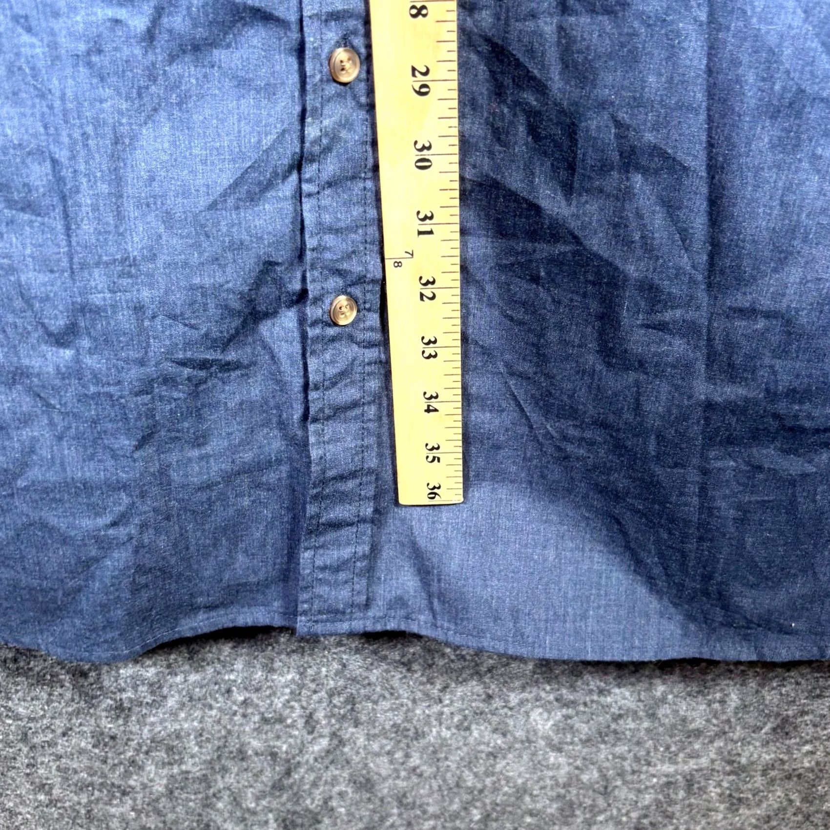 Lee Lee Button-Up Shirt Men's 4XL Blue Outdoor Workwear Casual Vintage Size US XXL / EU 58 / 5 - 3 Thumbnail
