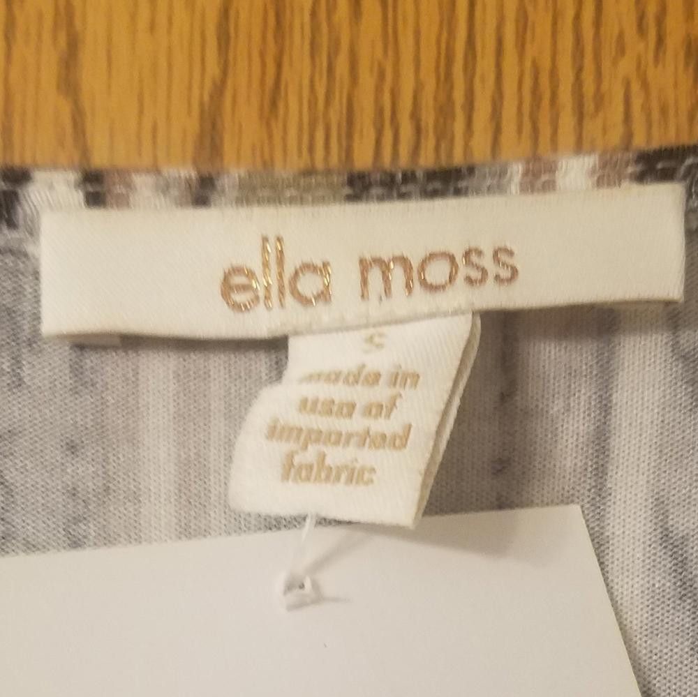 Designer NWY Ella Moss Striped V-Neck Women's Top Size Small Size S / US 4 / IT 40 - 3 Thumbnail