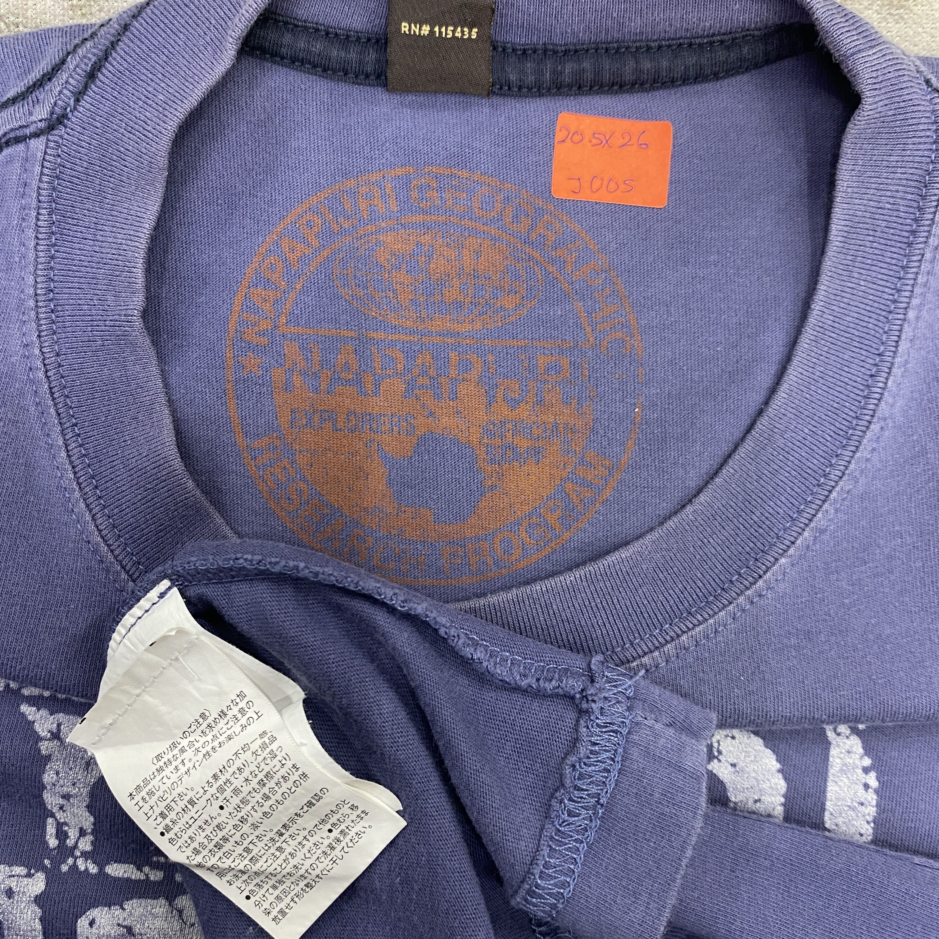 Napapijri Vintage Napapijri Expedition Permit TShirt - J005 Size US M / EU 48-50 / 2 - 6 Thumbnail