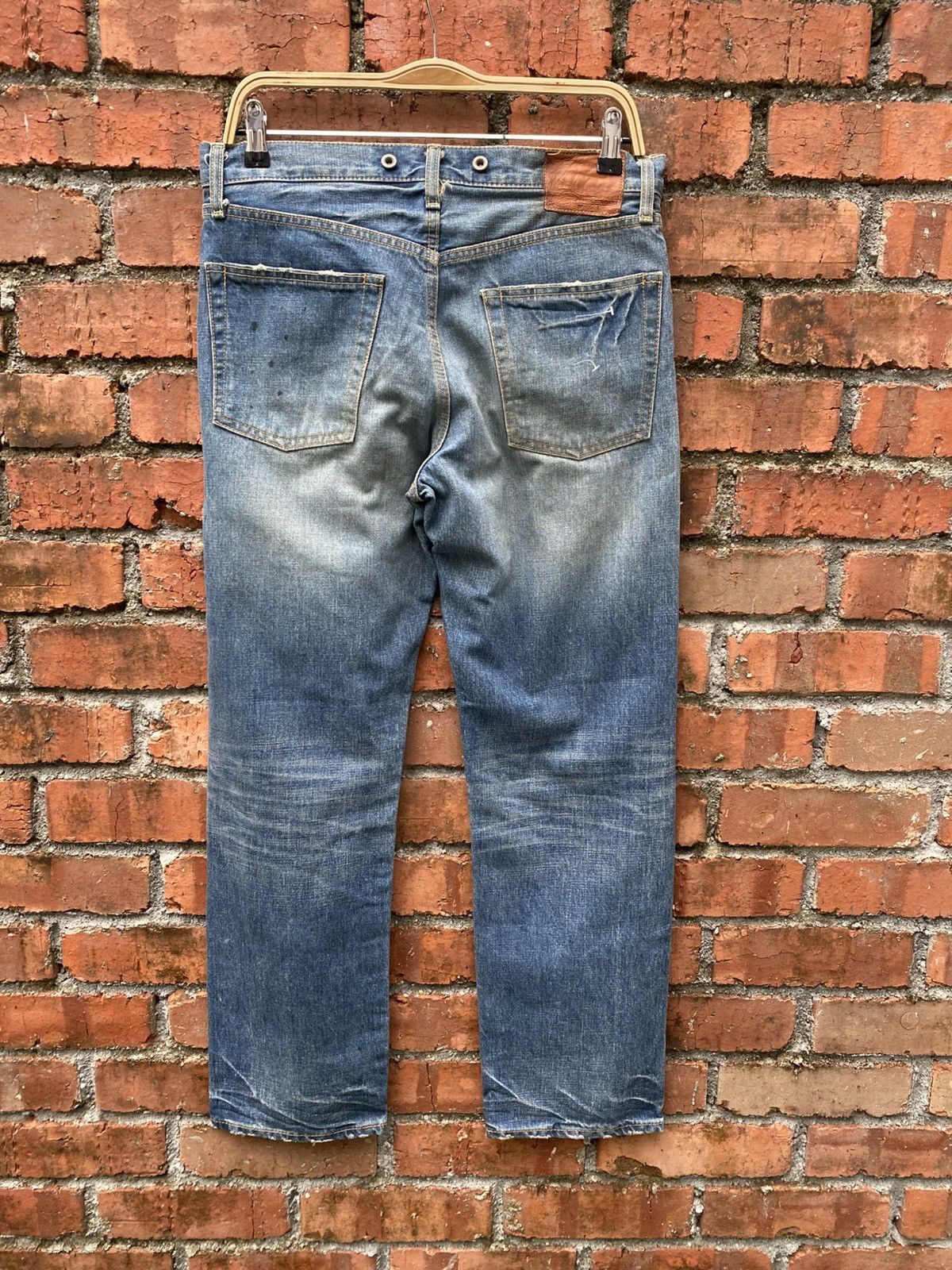 Designer × Japanese Brand × Journal Standard W32x30.5 Journal standard redline denime distressed Size US 32 / EU 48 - 2 Thumbnail