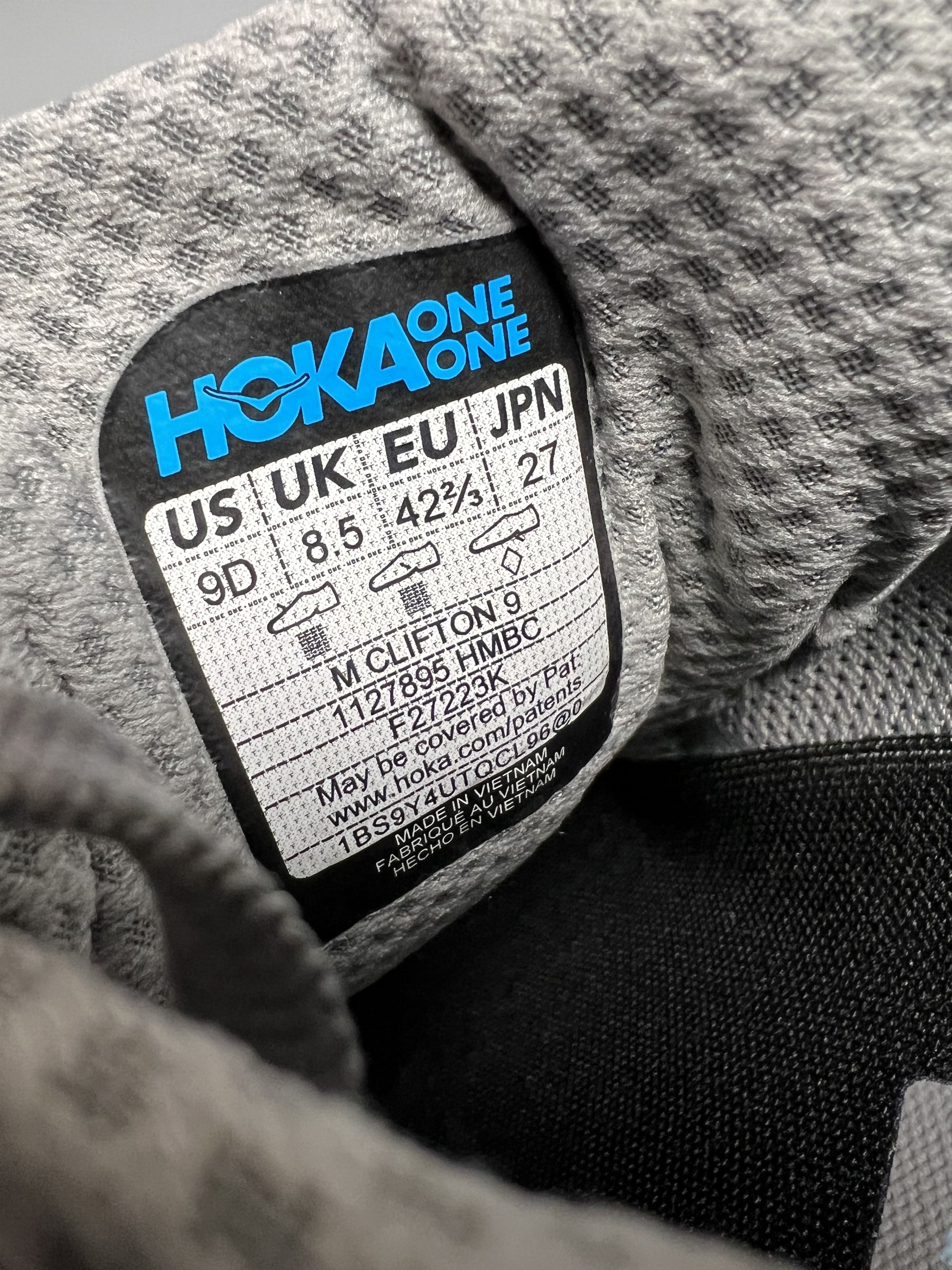 Hoka 9D Hoka One One Clifton 9 Running Shoes 1127895-HMBC Size US 9 / EU 42 - 8 Thumbnail