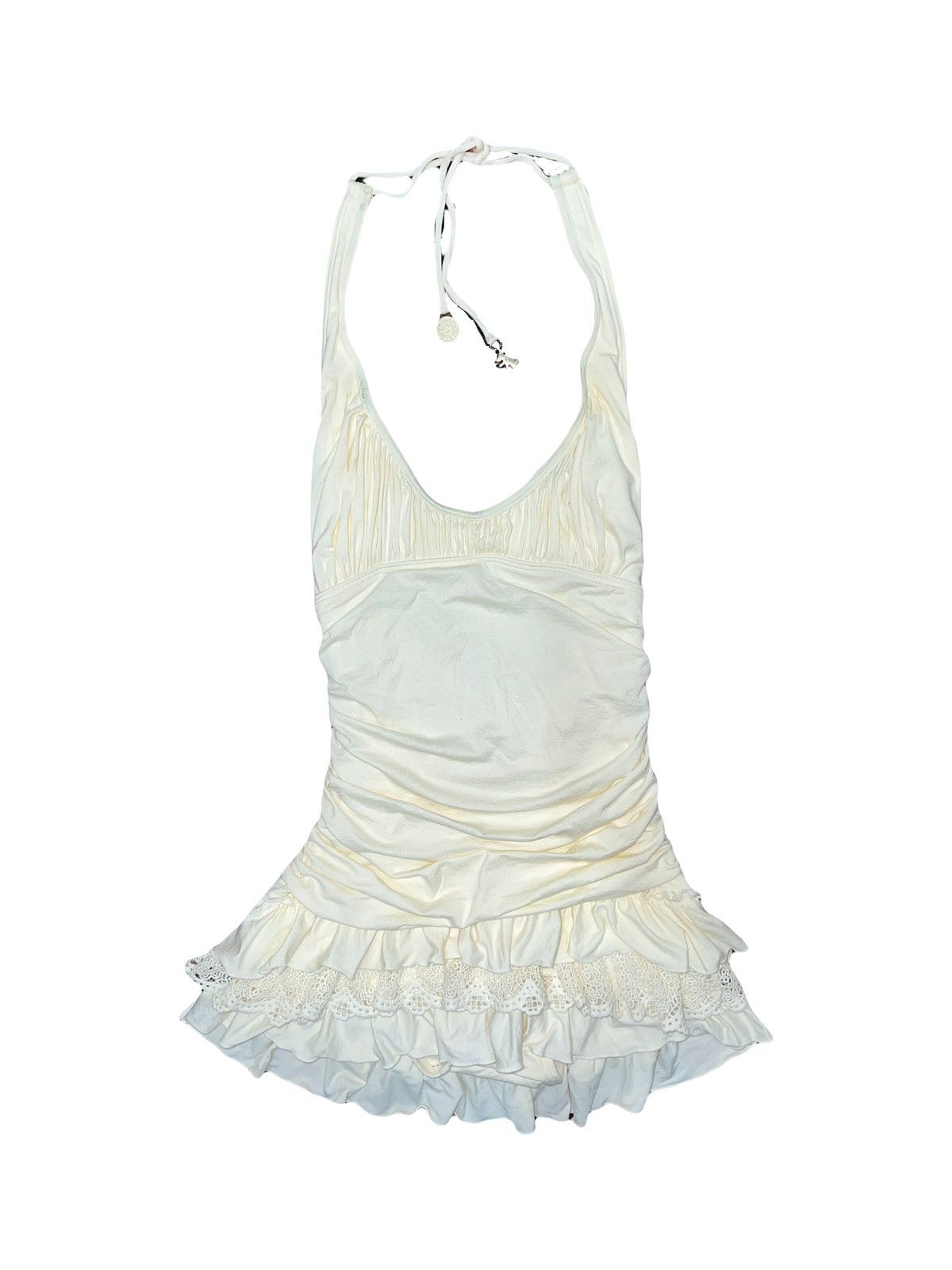 Juicy Couture Juicy couture cream halter mini dress 🏝️🎀💖 Size S / US 4 / IT 40 - 1 Thumbnail