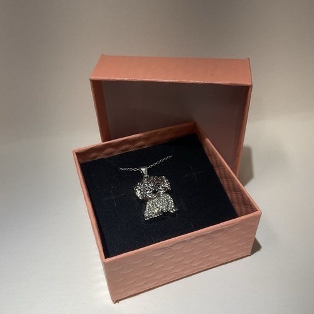 The Unbranded Brand NWT Silver Tone Necklace Maltese CharmPet Puppy Jewelry Gift Size ONE SIZE - 9 Thumbnail