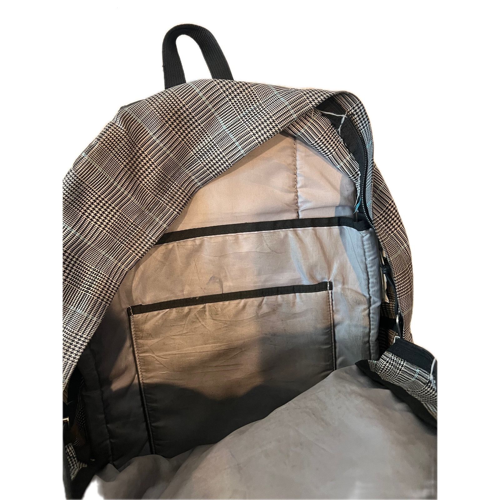 Jansport JanSport Right Pack Gray 2 Section Backpack W Leather Size ONE SIZE - 3 Thumbnail