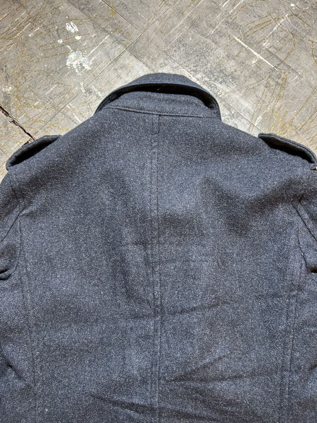 Tornado Mart Tornado Mart Japan Double Breasted Wool Coat Size L / US 10 / IT 46 - 10 Thumbnail