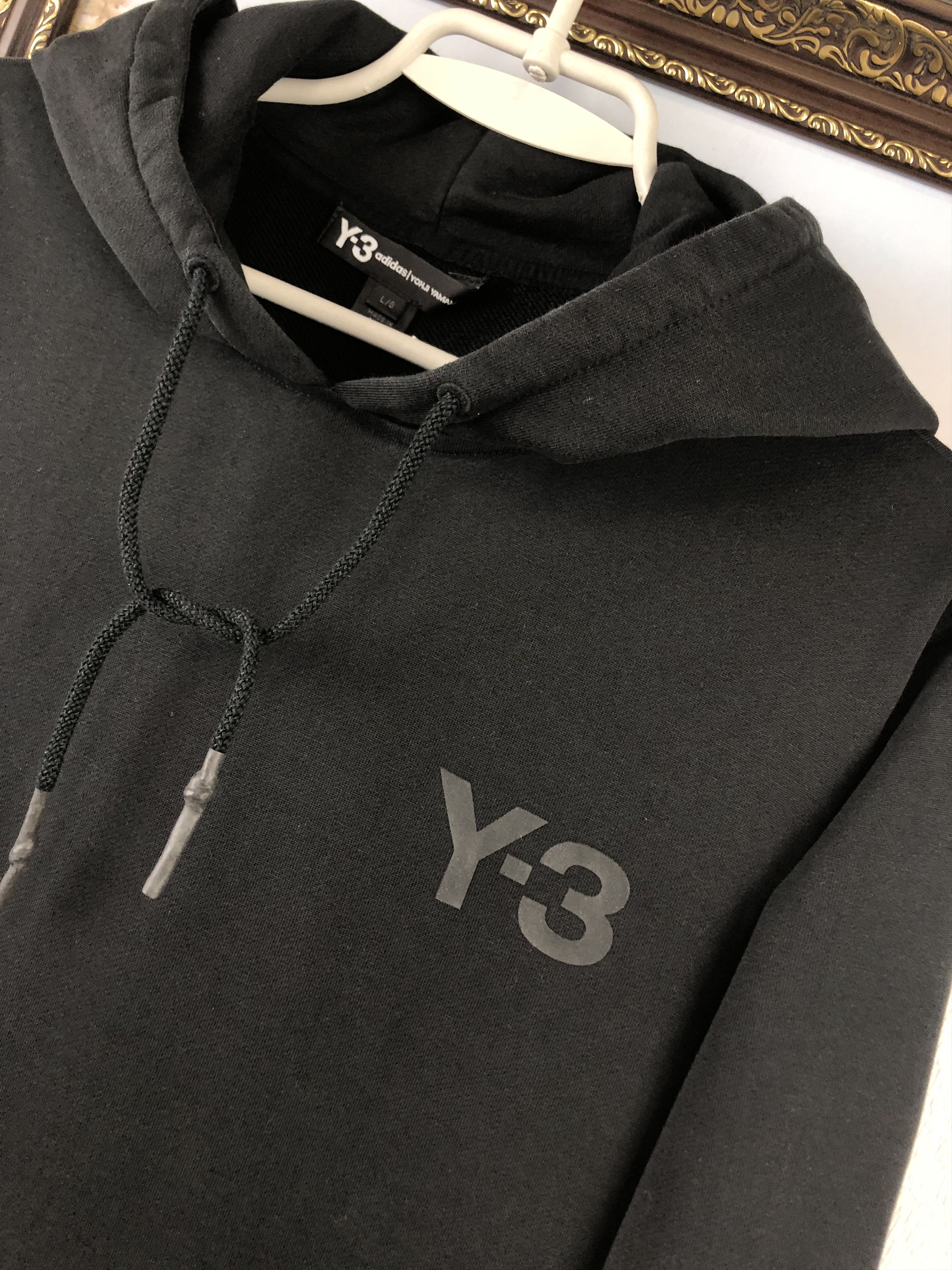 Adidas × Yohji Yamamoto Y-3 Adidas YOHJI YAMAMOTO Men's Black Hoodie Classic Jacket Size US L / EU 52-54 / 3 - 5 Thumbnail