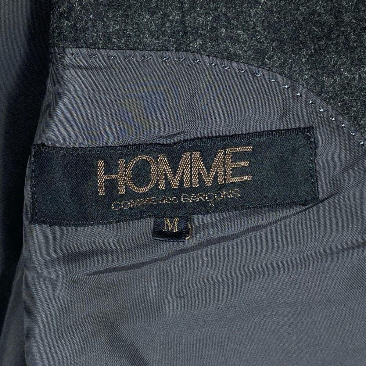 Comme des Garcons Homme Vintage COMME des GARÇONS HOMME Wool Blazer Jacket Size 46R - 8 Thumbnail