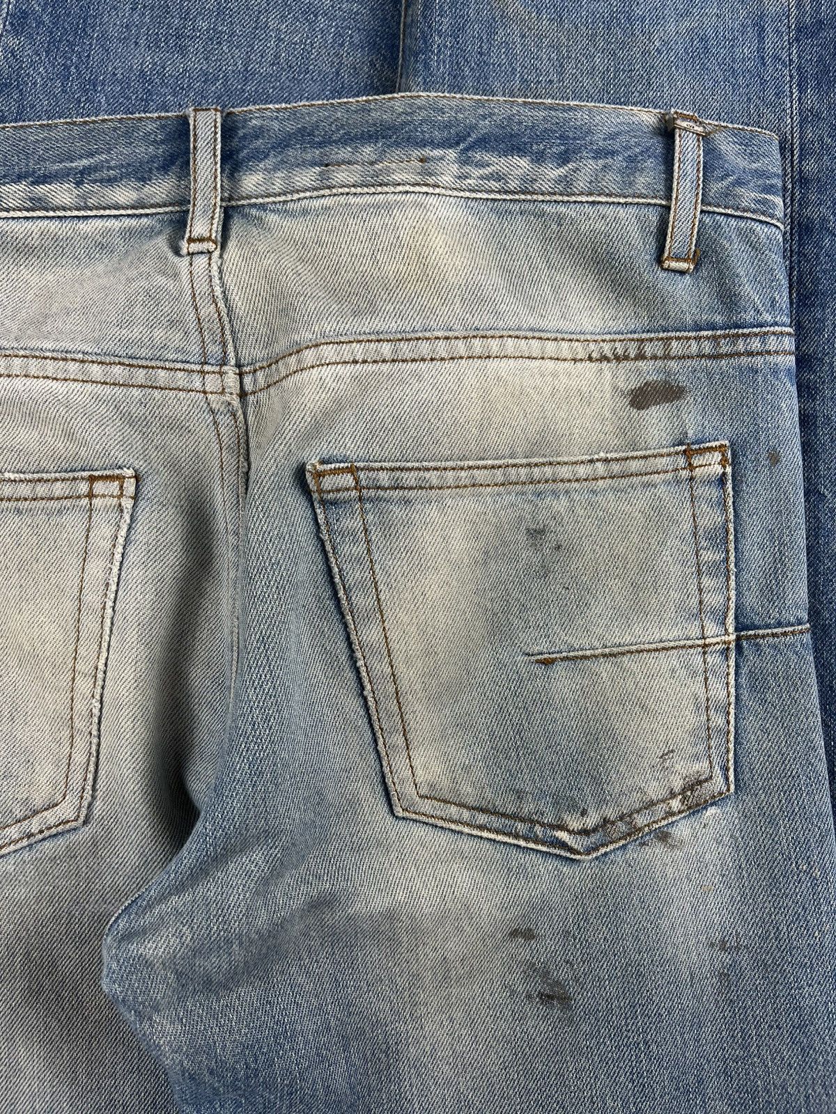 Dior Dior Homme Mudwash Painter Distressed Blue Denim Jeans Size US 28 / EU 44 - 4 Thumbnail