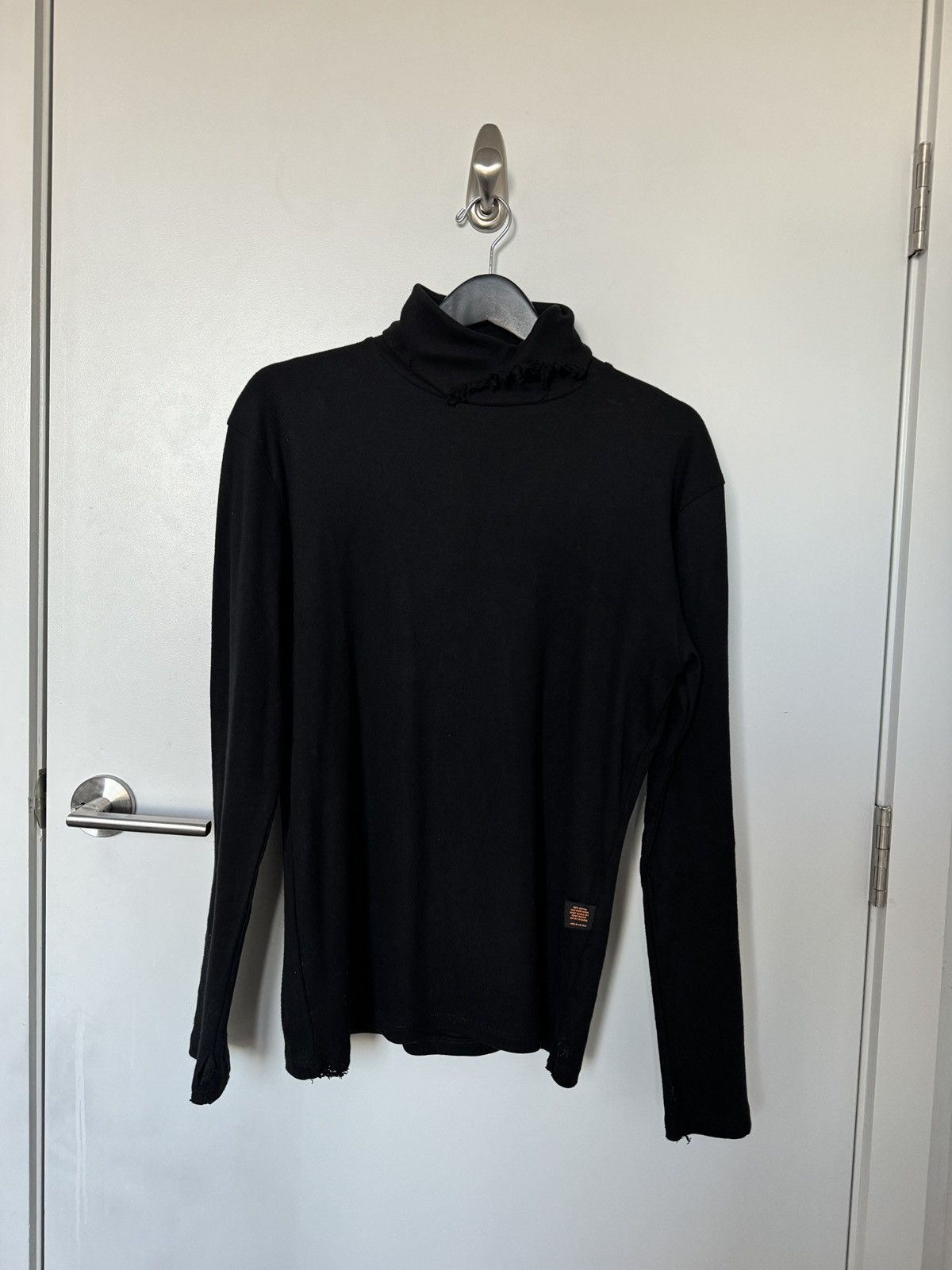 image of Comme Des Garcons x Comme Des Garcons Homme Plus Liberal Youth Ministry Dsmp Distressed Mock Neck S