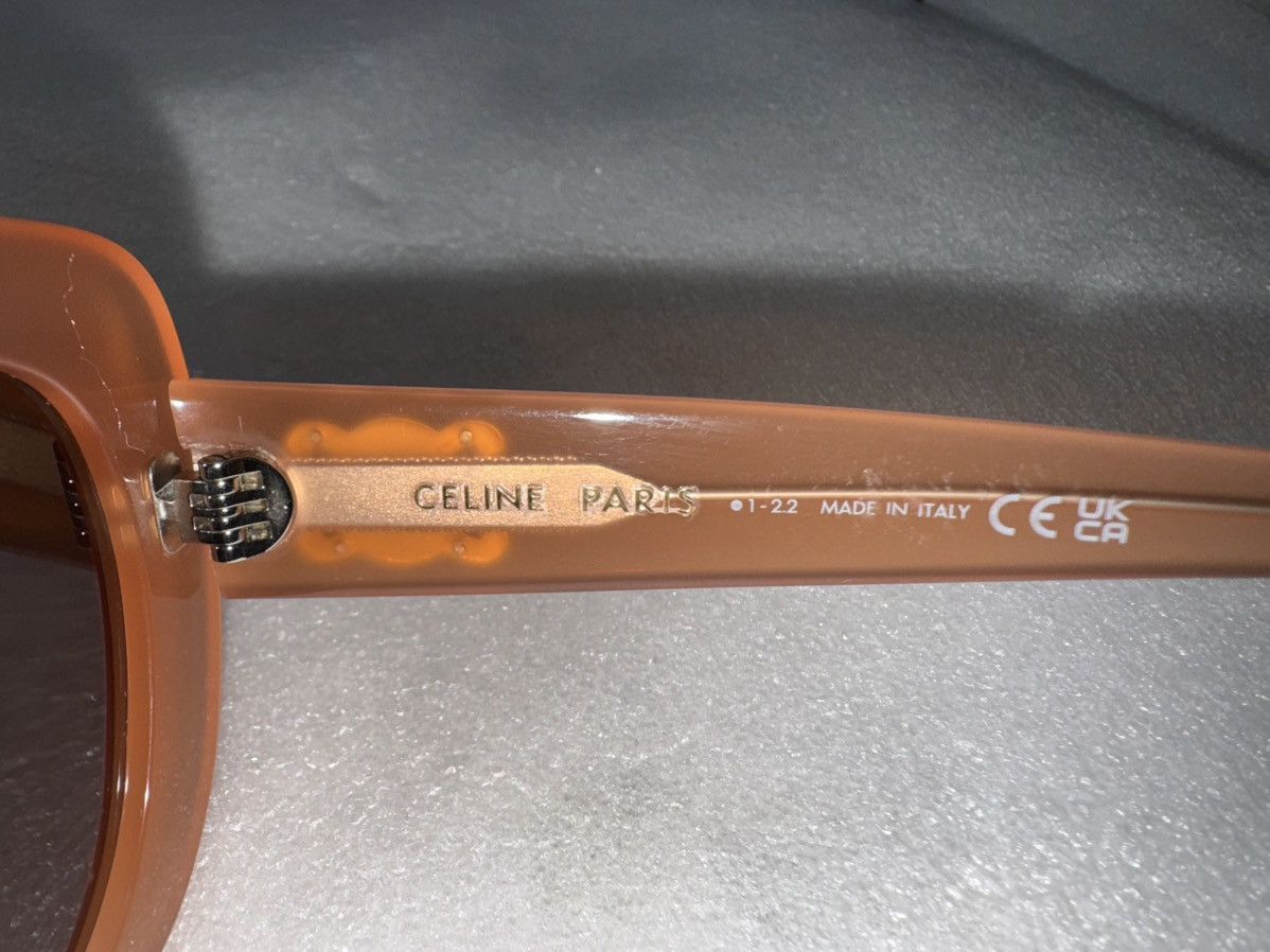 Celine Triomphe Acetate Butterfly Sunglasses - Pink Size ONE SIZE - 7 Thumbnail