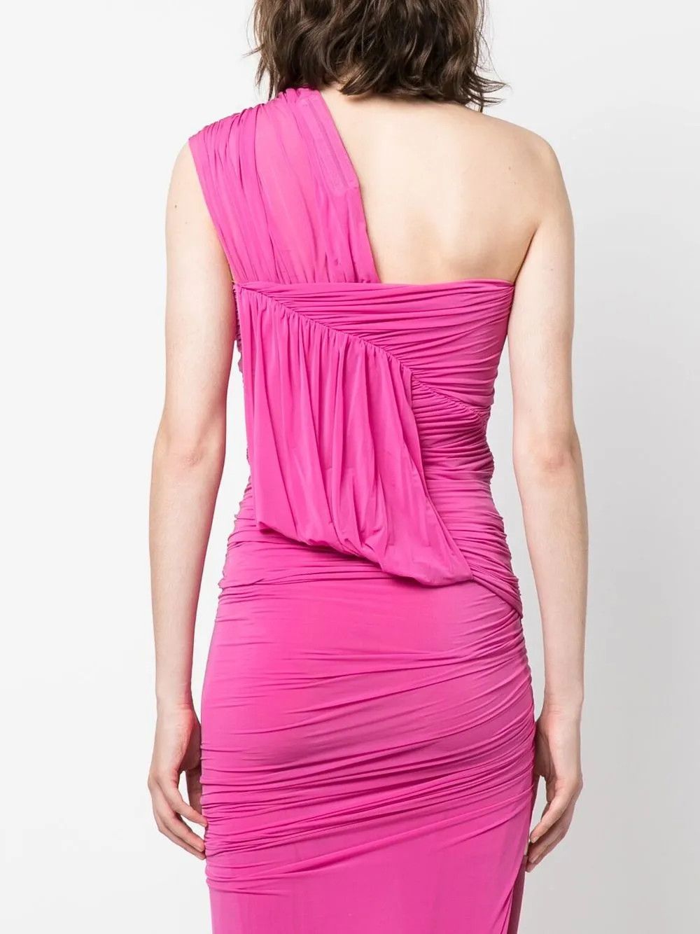 Rick Owens o1y0126 One-Shoulder Tank Top in Pink Size M / US 6-8 / IT 42-44 - 3 Thumbnail