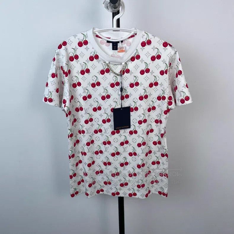 Louis Vuitton Takashi Murakami signed cherry short sleeves