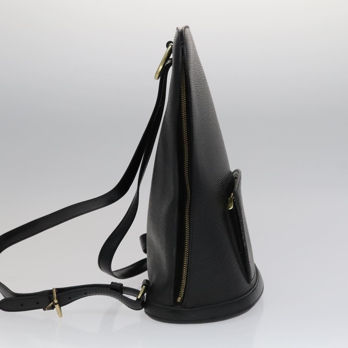 LOUIS VUITTON Epi Coblanc Shoulder Bag Black M52292