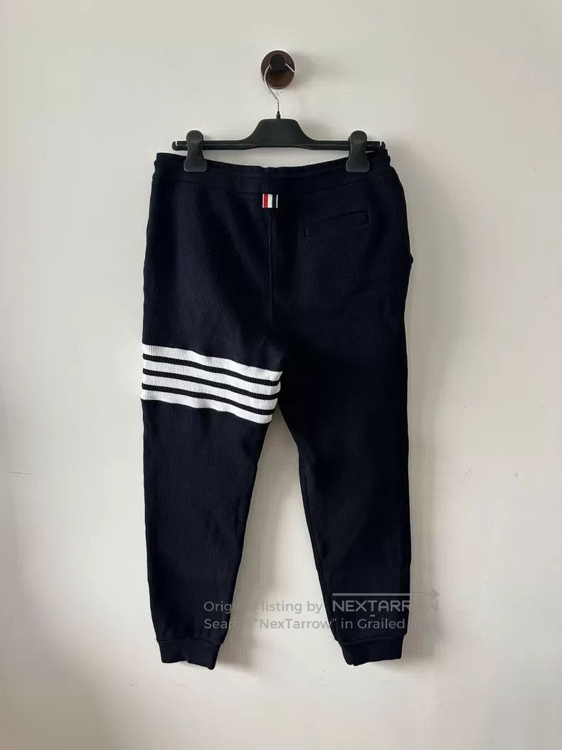 Thom Browne Thom Browne size 3 Blue Waffle Sweatpants Size US 30 / EU 46 - 2 Thumbnail