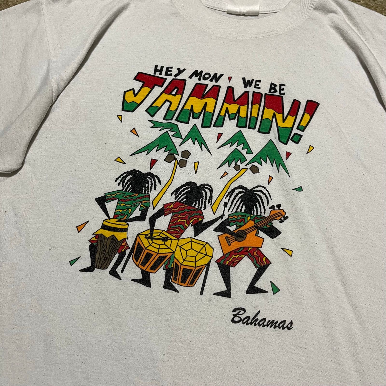 Other Y2K Bahamas Jammin’ Graphic Tourist Rasta Colors Shirt Large Size US L / EU 52-54 / 3 - 3 Thumbnail