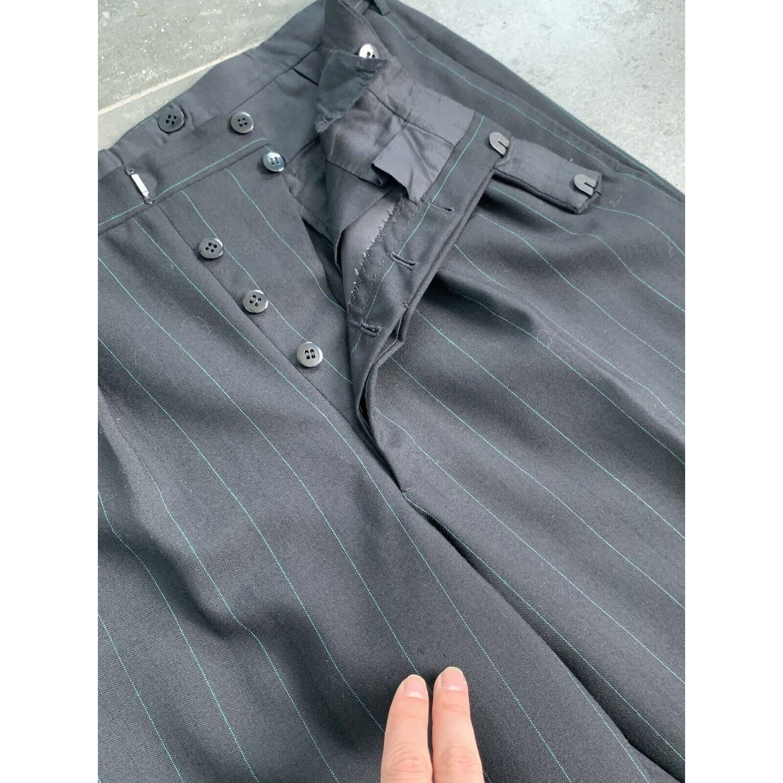 Designer ARNYS PARIS Bespoke Suit Blazer Trousers EU 50 UK 40 Short Size 50S - 23 Thumbnail