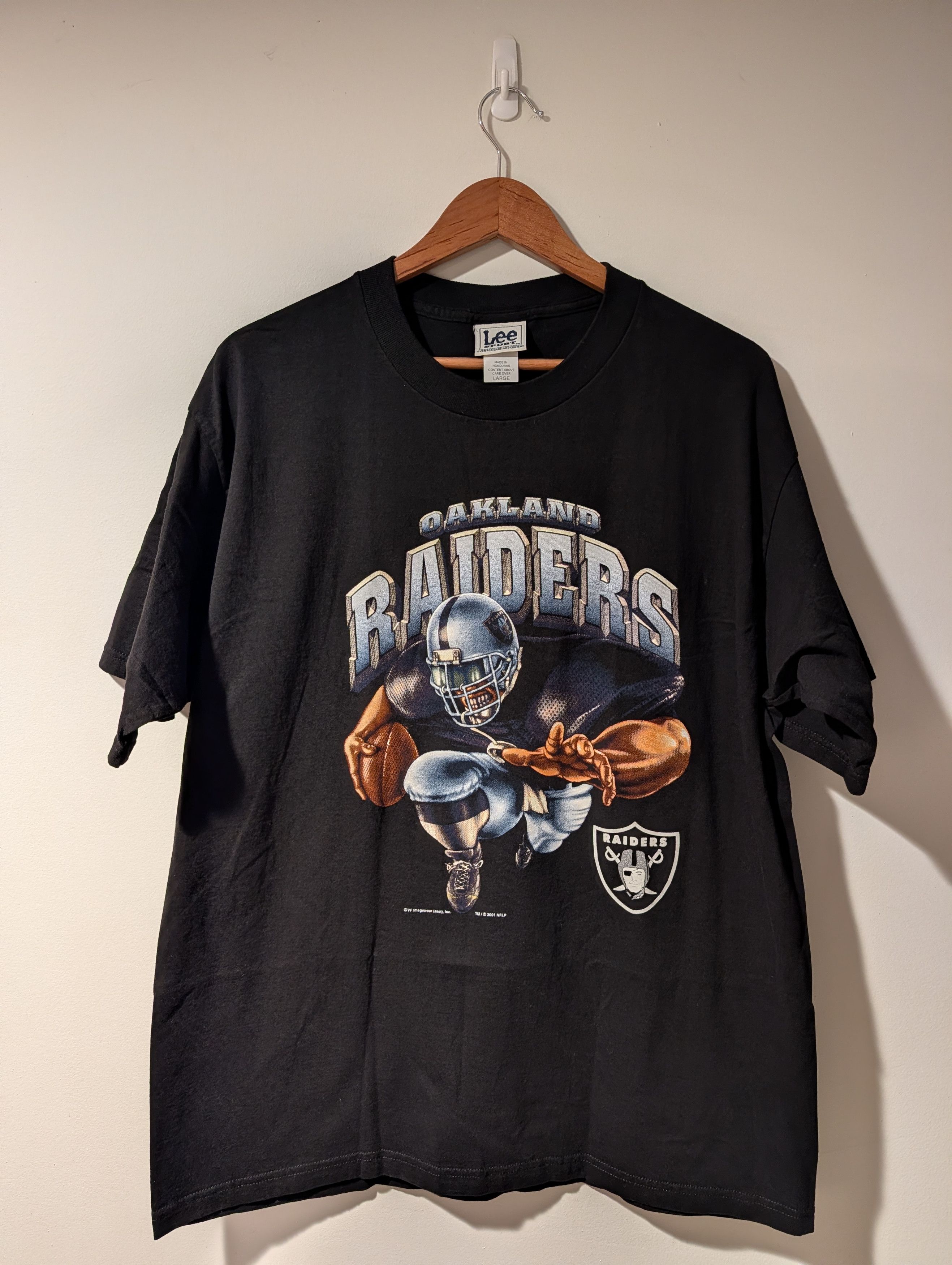 NFL Vintage Oakland Raiders T-Shirt Lee Sport NFL 2001 Football Size US L / EU 52-54 / 3 - 1 Thumbnail