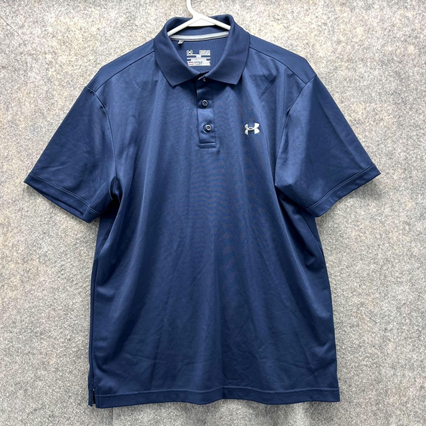 Under Armour Under Armour Polo Shirt Men Medium Blue Navy HeatGear Athletic UA Shirt Polo Casual Size US M / EU 48-50 / 2 - 2 Thumbnail