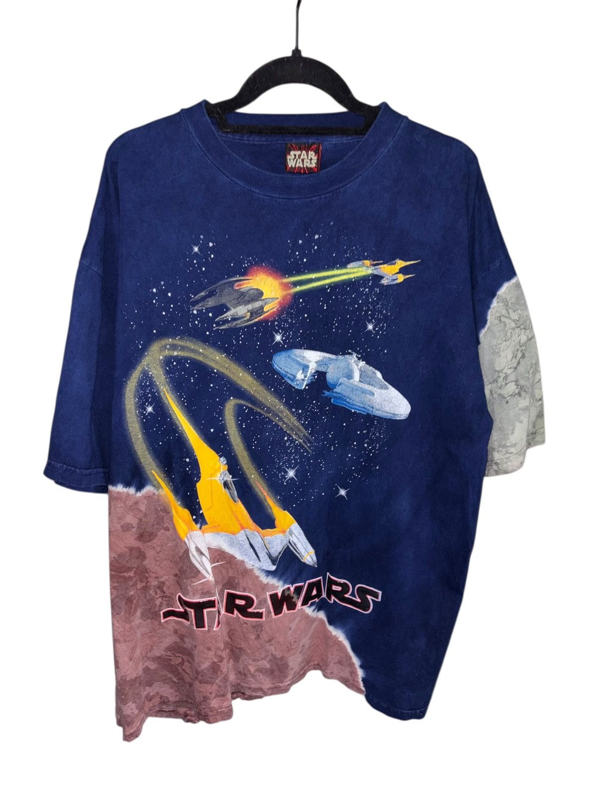 Star Wars Vintage 90's Star Wars Episode 1 Promo AOP T-Shirt Size US XL / EU 56 / 4 - 2 Thumbnail