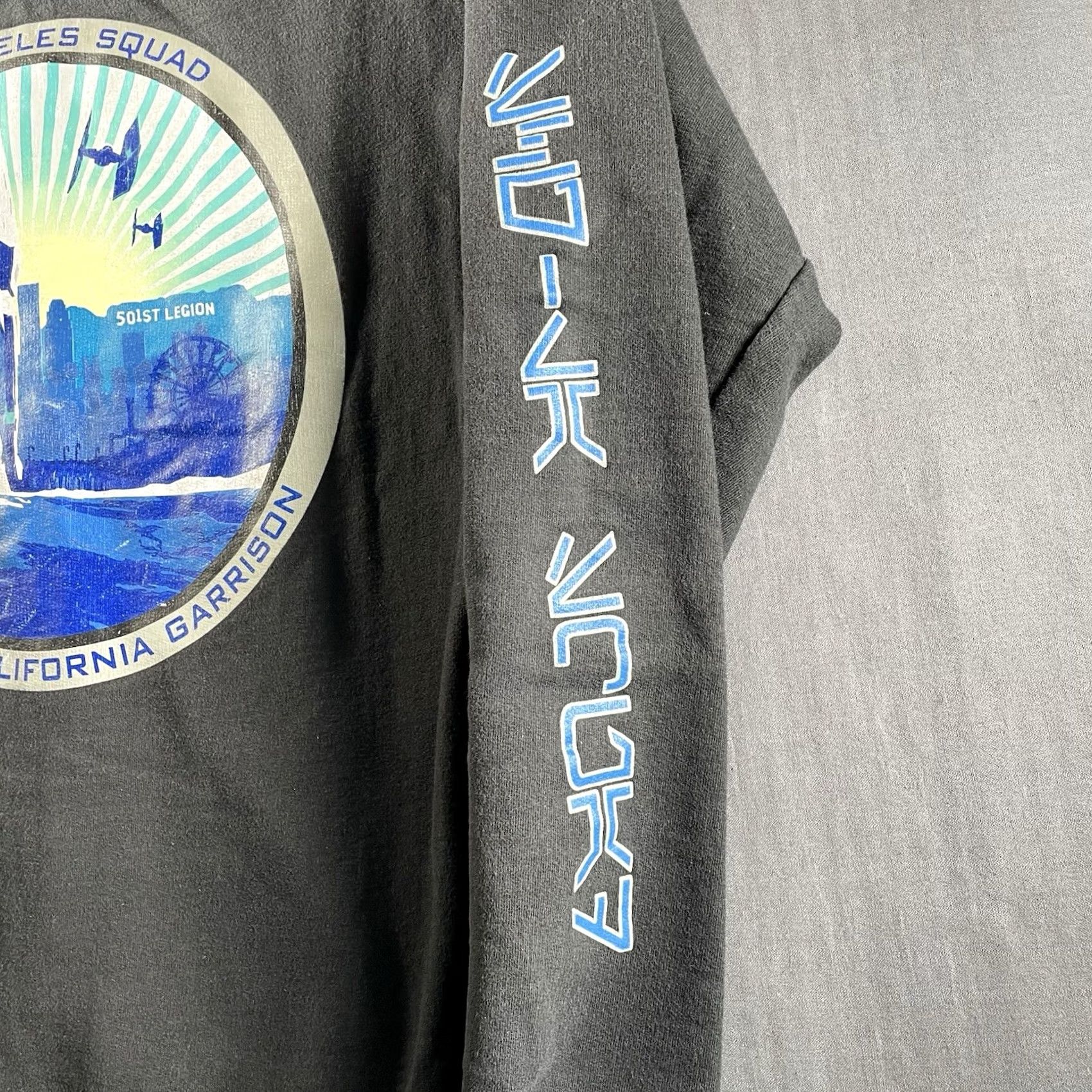 Vintage 501st Legion Hoodie Mens Small Zip Up Black AT AT LA Squad Souther California Garrison Full Zip Size US S / EU 44-46 / 1 - 3 Thumbnail